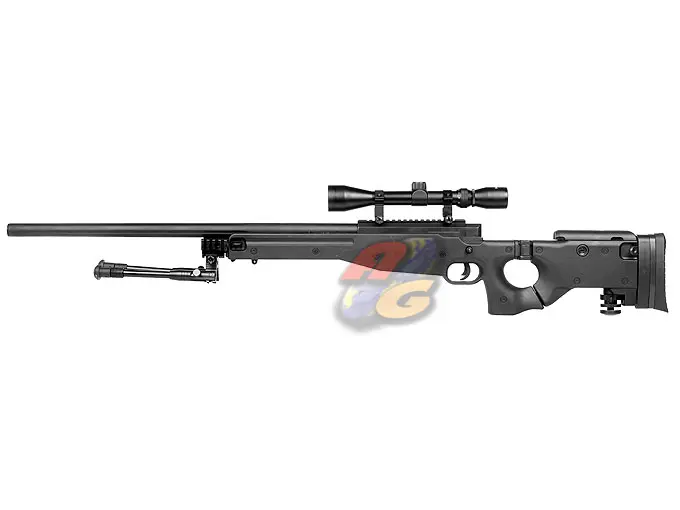 Well MB08 Sniper Rifle Full Set (Black) | airsoftglobal